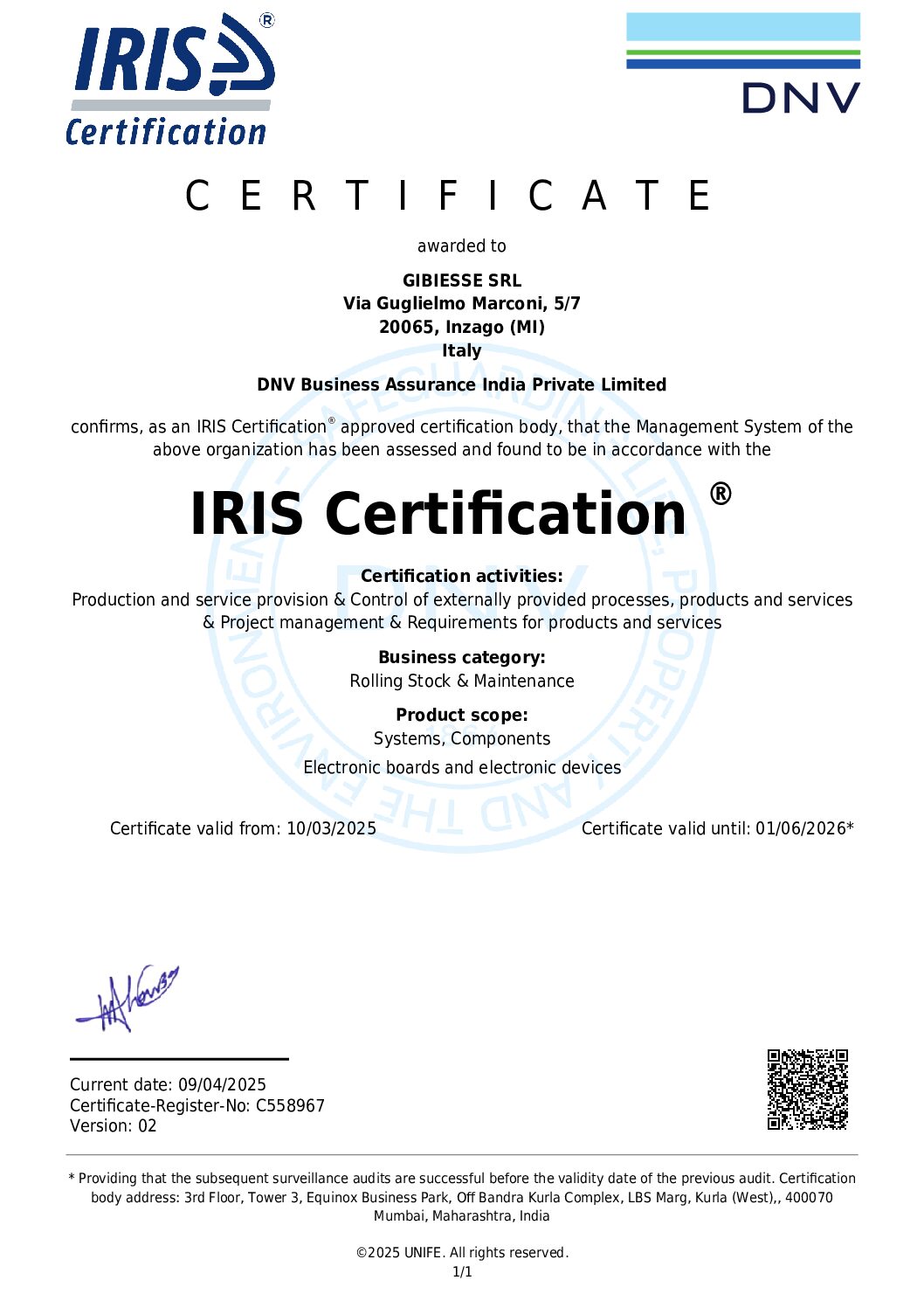 ISO/TS 22163:2017
